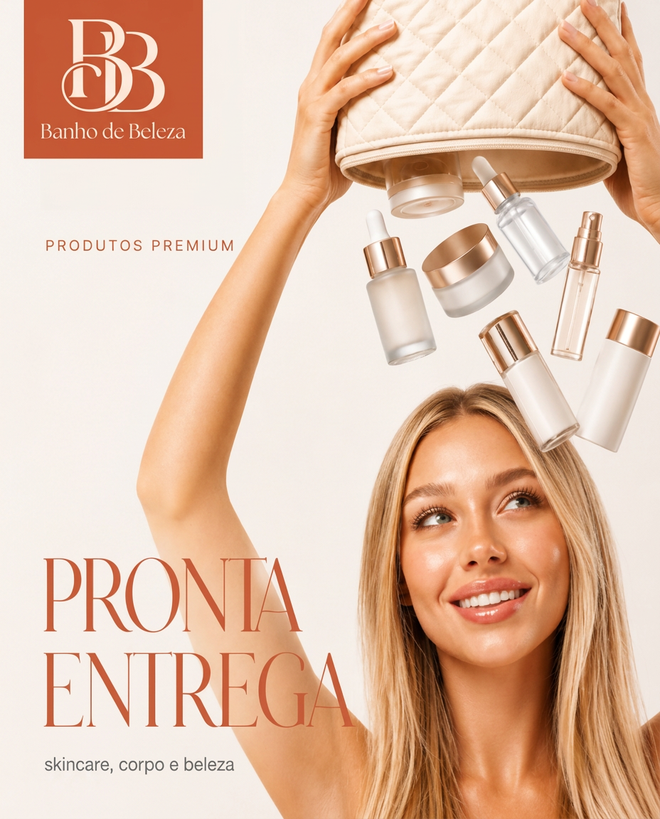 Capa do catálogo 1UP Derma — pronta entrega em skincare, corpo e beleza